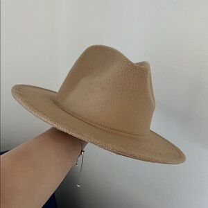 Tan Fedora Hat